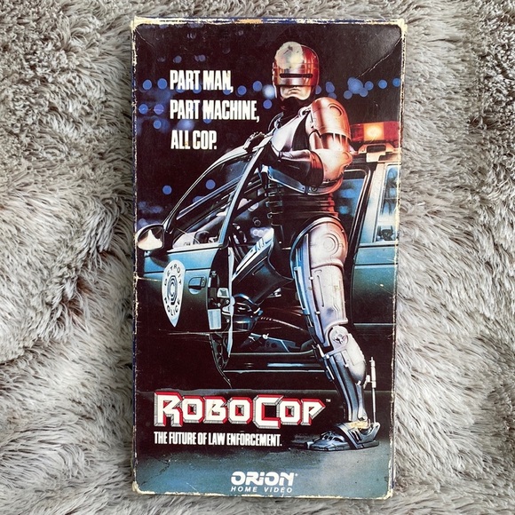Vintage VHS ROBOCOP Robo Cop movie 1987 in original box - Picture 1 of 8